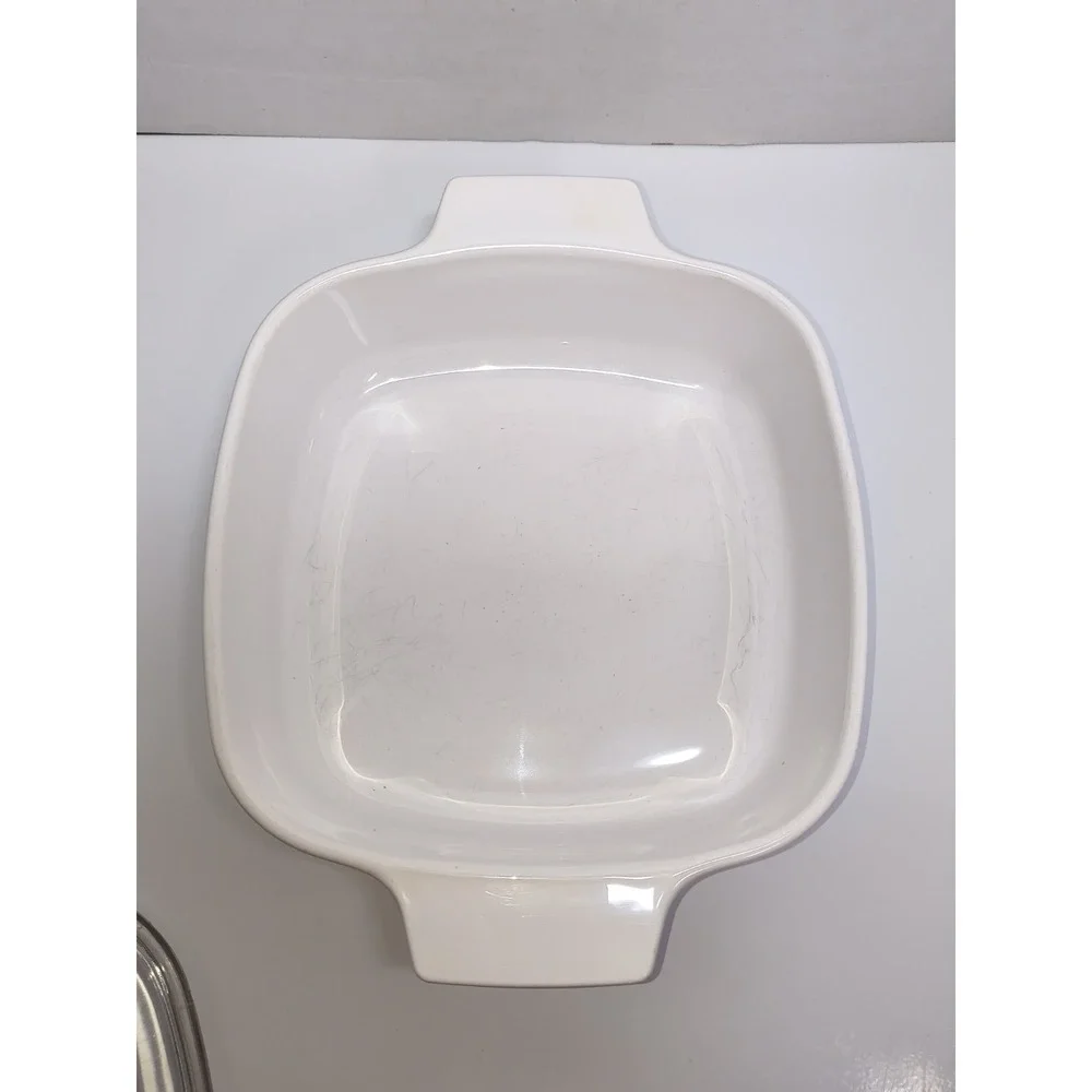 Corning Ware Country Cornflower UV Glow Pyrex Corelle 1 Qt Square Casserole Dish